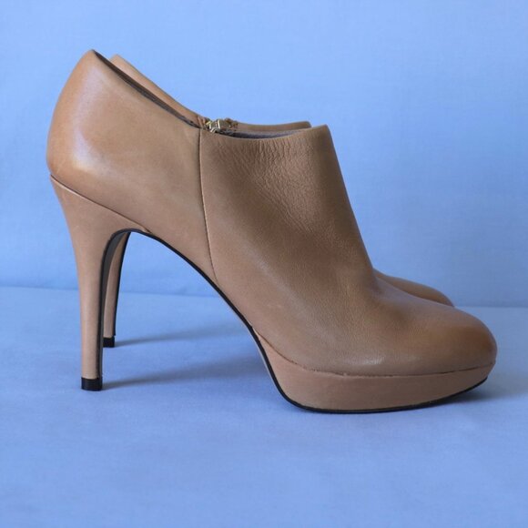Vince Camuto Tan Platform Booties - Picture 4 of 14